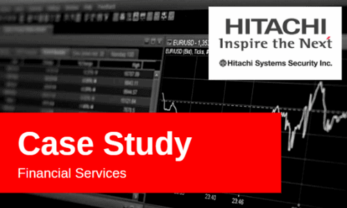 Hitachi systems security cybersecurity case study for financial services