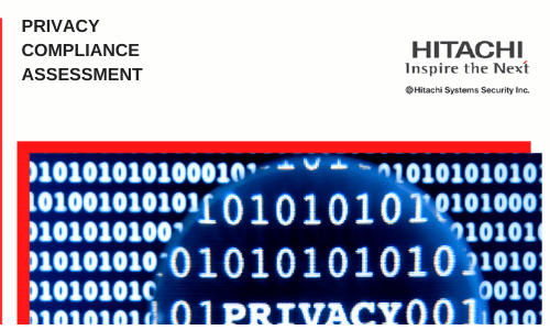 Hitachi systems security privacy compliance assessment